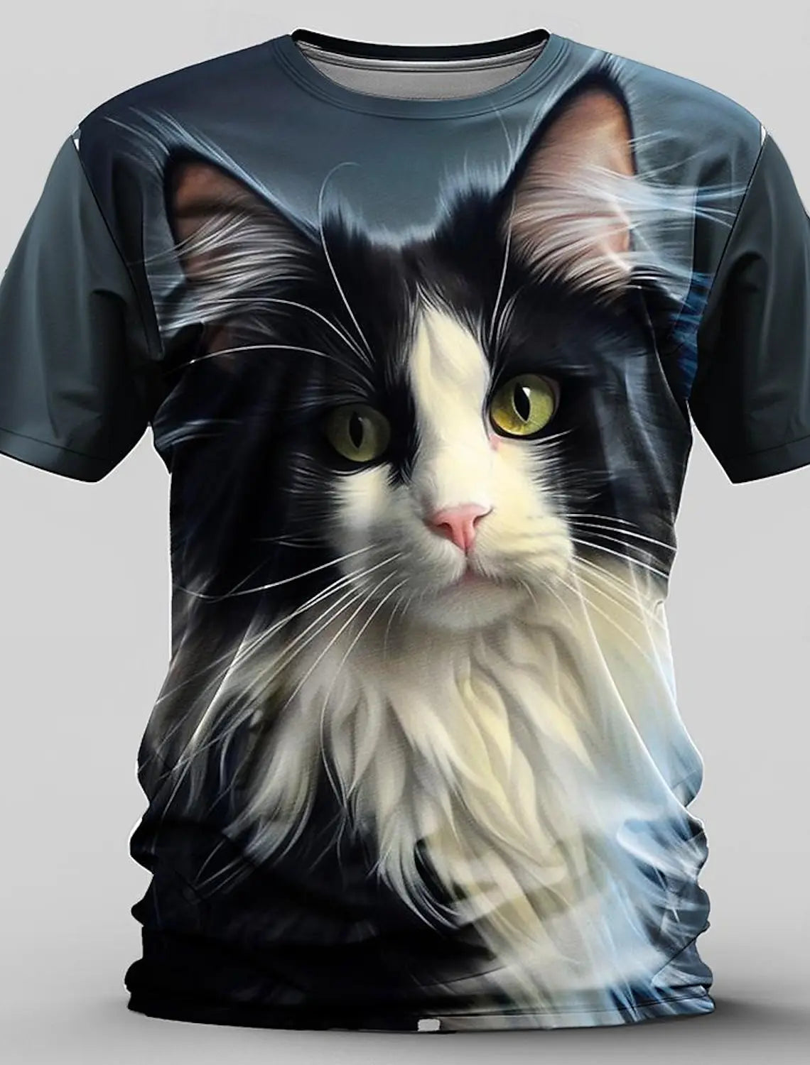 Men's Animal Funny T Shirt Short Sleeve T shirt 3D Print O-Neck Shirt Exaggerated Designer Party Summer Casual Clothing Apparel FitiqueFit