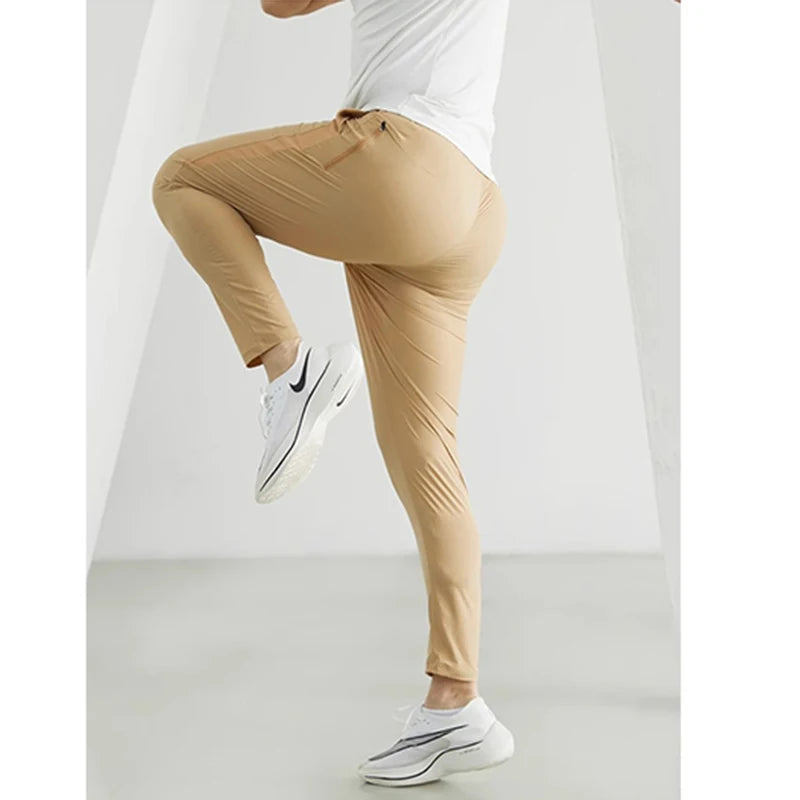 Men's Running Pants Sportswear Jogging Sweatpants Quick Dry Thin Tracksuit Elastic Gym Fitness Trousers Training Sport Pants Men FitiqueFit