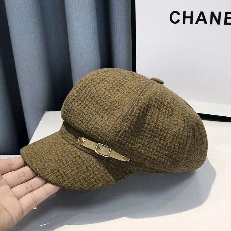 Women’s Octagonal Newsboy Beret FitiqueFit