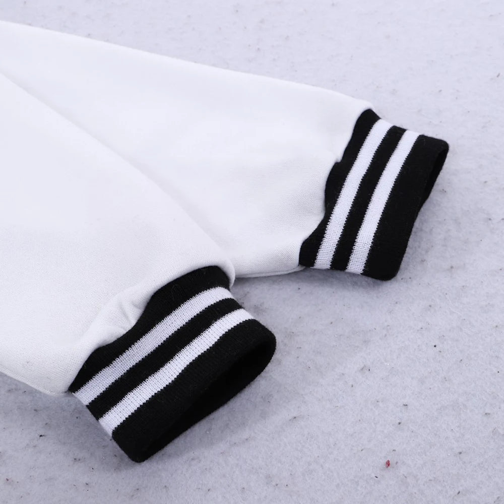 New York Art Letter 23 Printed Women Jacket Harajuku Fleece Baseball Jersey Button Personality Streetwear Vintage Loose Clothing 