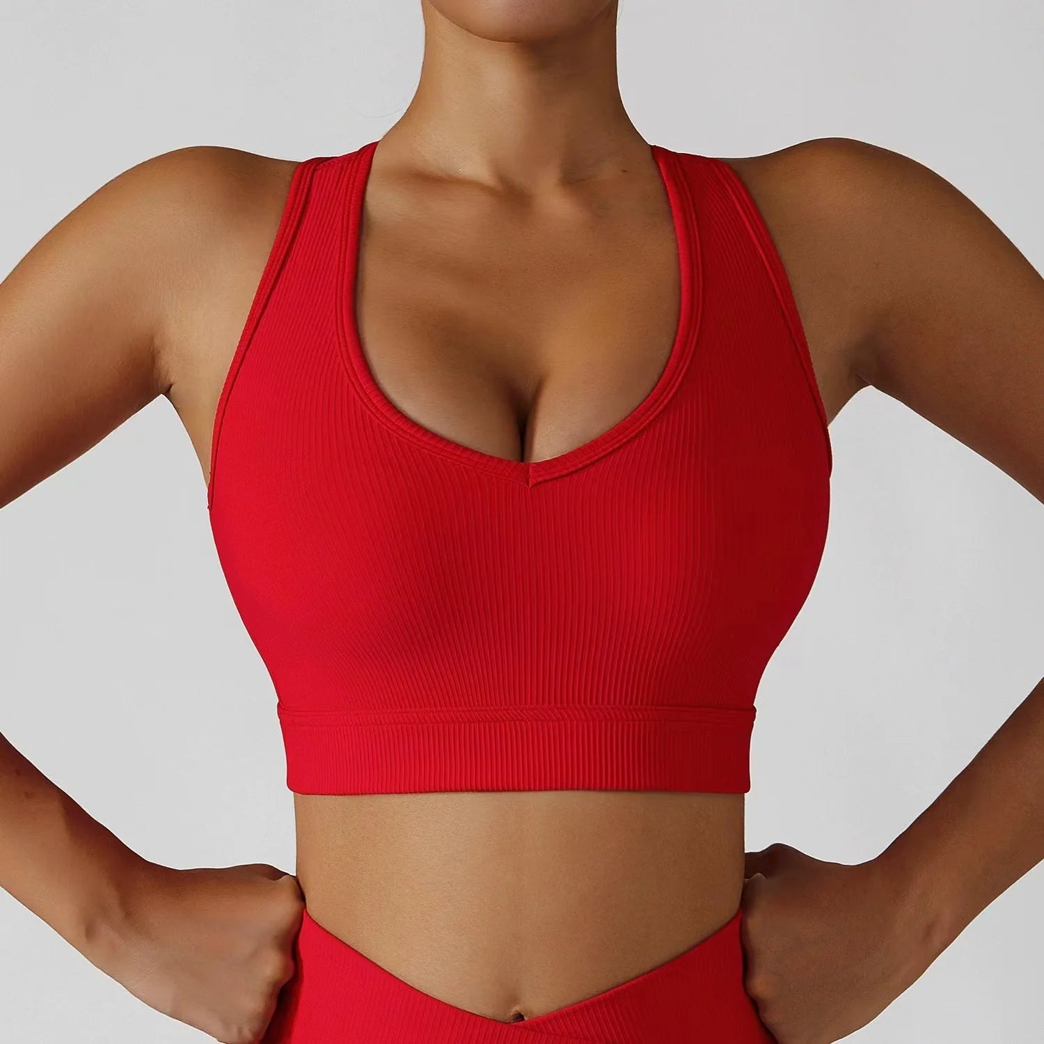 3-Piece Seamless Yoga Set – Jacket, Bra & Leggings FitiqueFit
