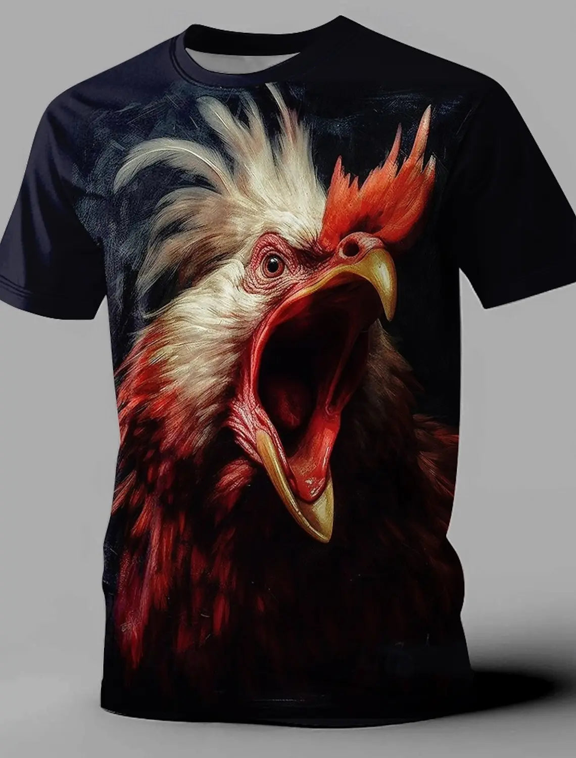 Men's Animal Funny T Shirt Short Sleeve T shirt 3D Print O-Neck Shirt Exaggerated Designer Party Summer Casual Clothing Apparel FitiqueFit