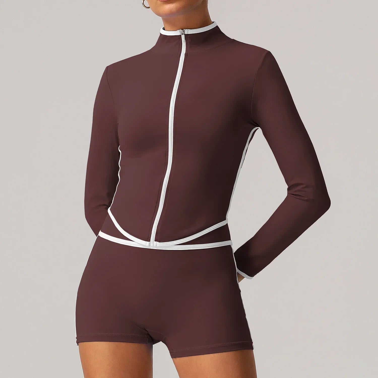 🖤 Seamless Yoga Set – High Waist, Hip-Lifting FitiqueFit