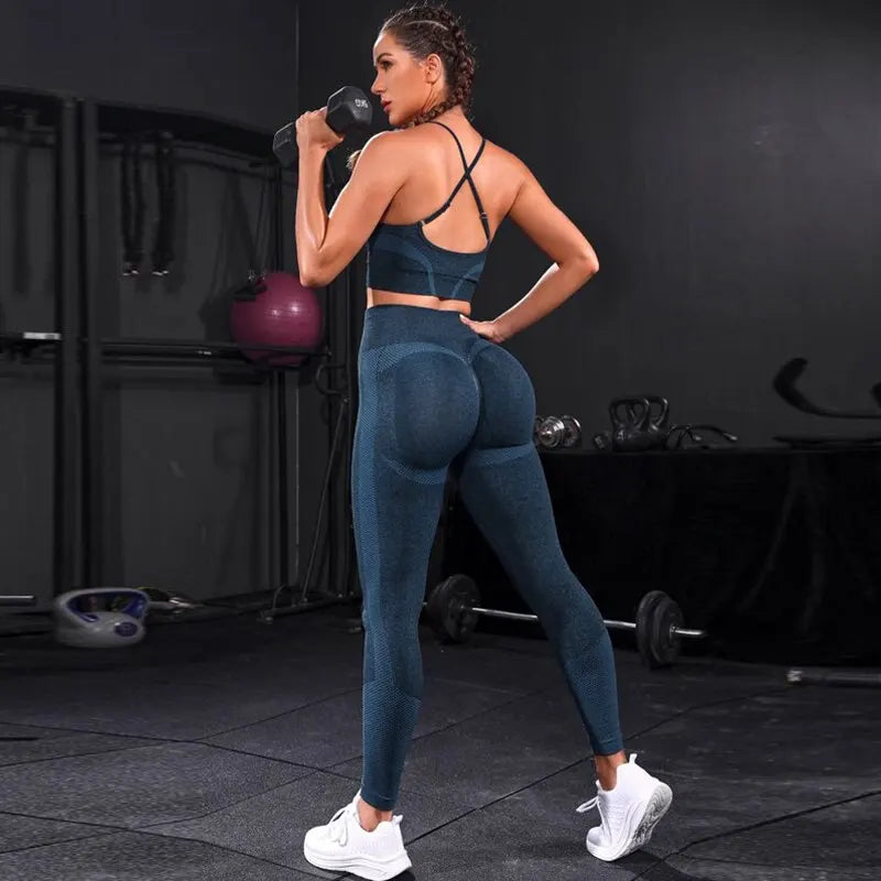 🧘‍♀️ 2-Piece Women's Seamless Yoga Set FitiqueFit