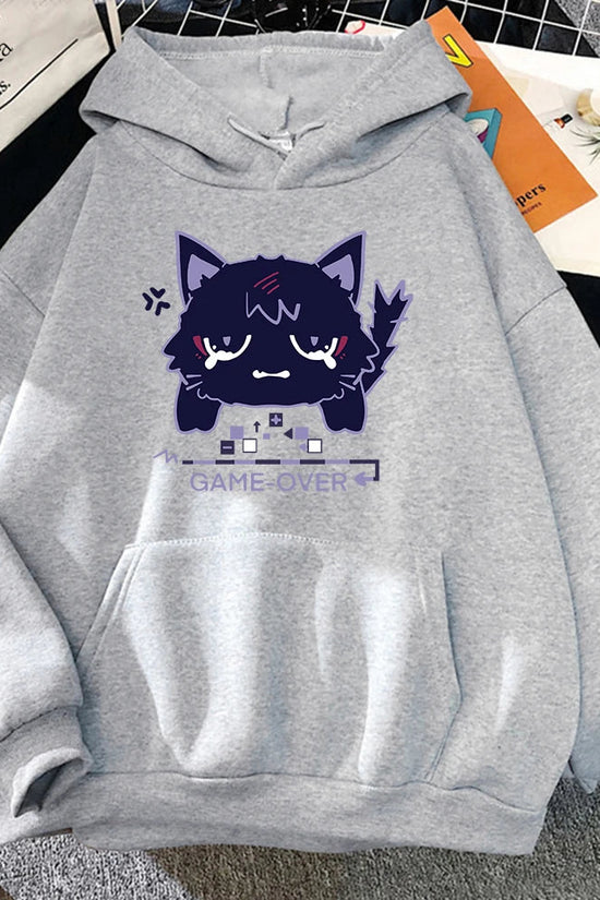 Genshin Impact Scaramouche Cat Hoodie FitiqueFit