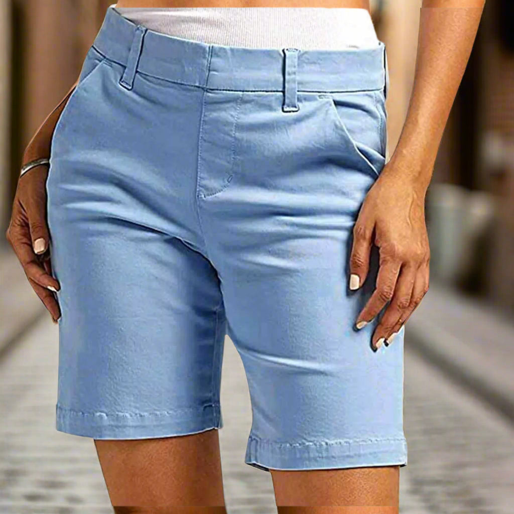 Shorts Women Summer 2025 Stretch Regular Fit Pocket Hiking Shorts Five Point Leggings Athletic Shorts Women Clothing Pantalones FitiqueFit