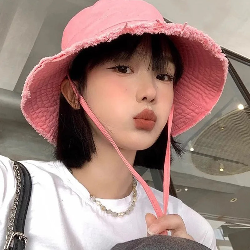Unisex Tassel Cotton Bucket Hat FitiqueFit