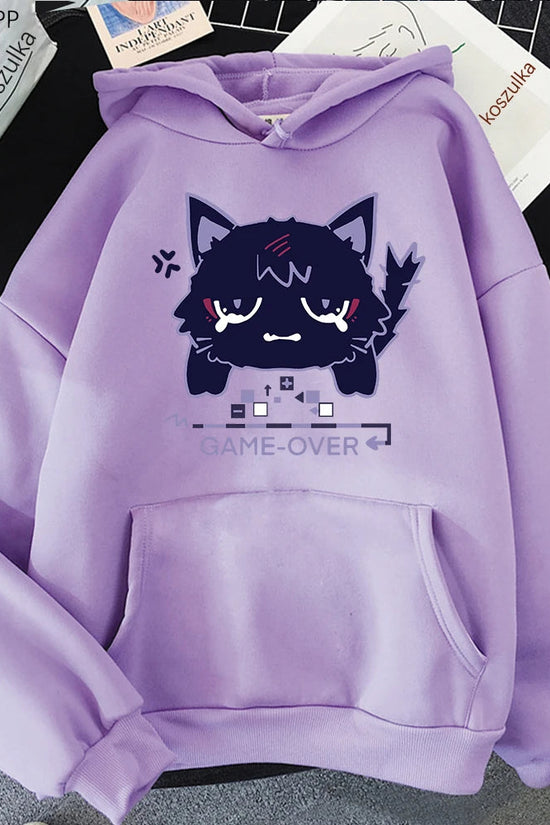 Genshin Impact Scaramouche Cat Hoodie FitiqueFit