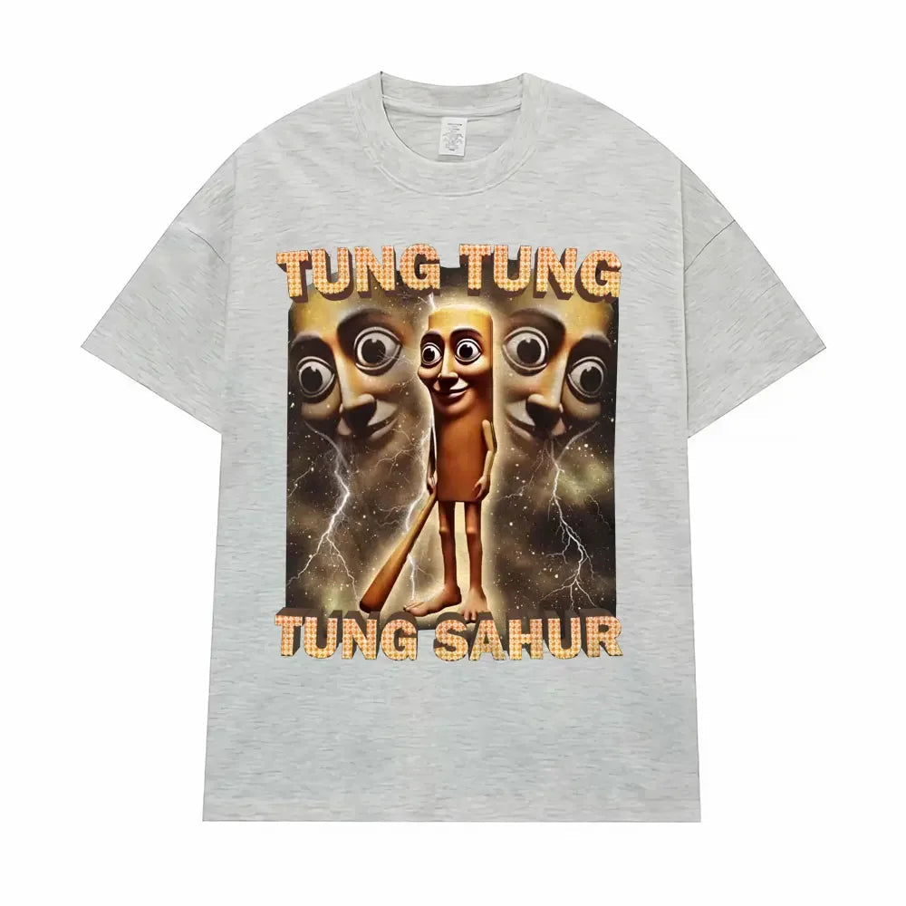 Tung Tung Tung Sahur Meme T-Shirt FitiqueFit