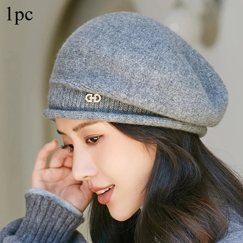 1pc Women's Soft Beanie Hat - Lightweight Stretchy Casual Hat with Jacquard Weave Versatile for Casual Attire Everyday Headwear FitiqueFit