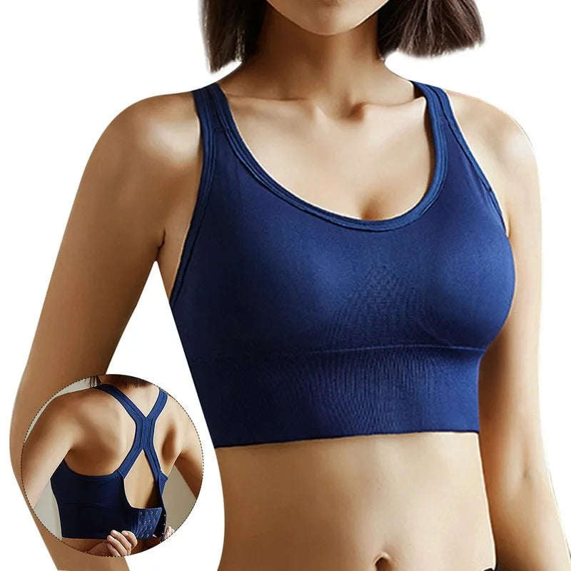 Tank Top Women Gym Women Corset Sports Bra Push Up Crop Top Fitness bra Hollow Breathable Sexy Running Athletic Sportswear FitiqueFit