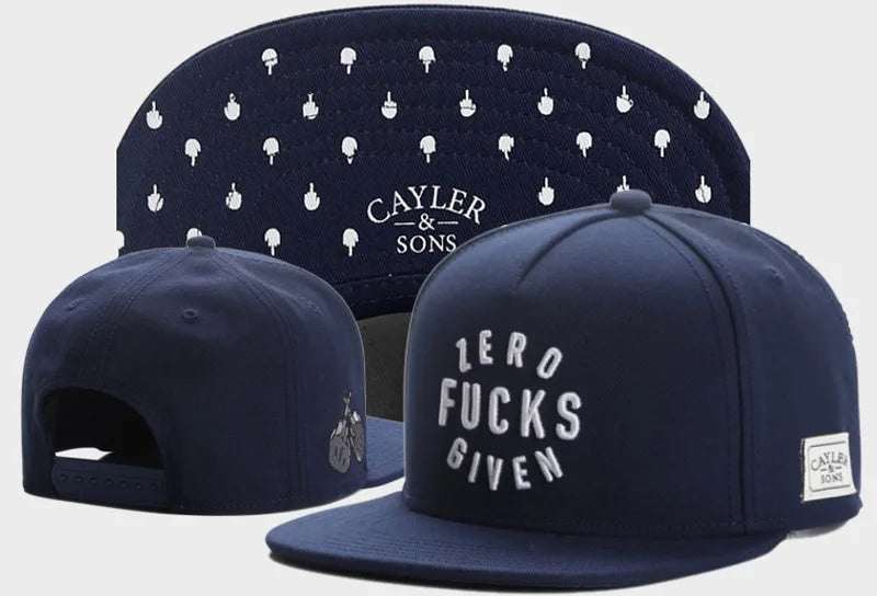 Skull Hand Snapback Hat – Flat Bill Adjustable Baseball Cap FitiqueFit