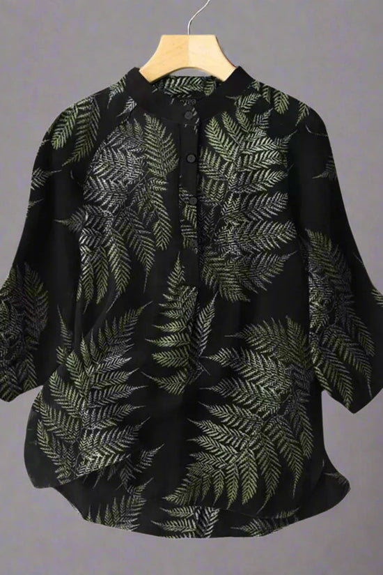 Vintage Cotton-Linen Button Down Blouse FitiqueFit