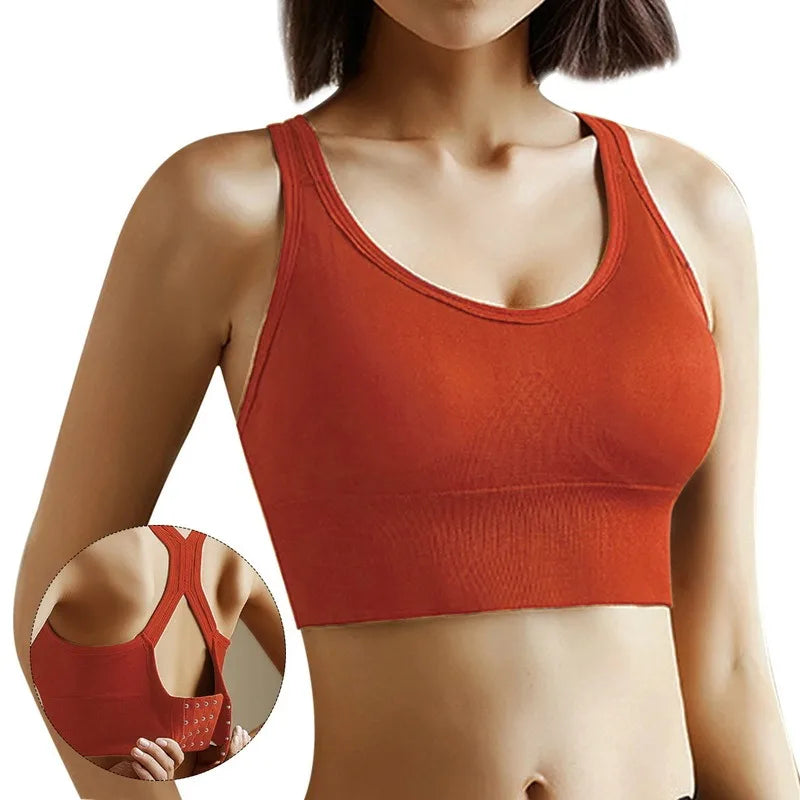 Tank Top Women Gym Women Corset Sports Bra Push Up Crop Top Fitness bra Hollow Breathable Sexy Running Athletic Sportswear FitiqueFit