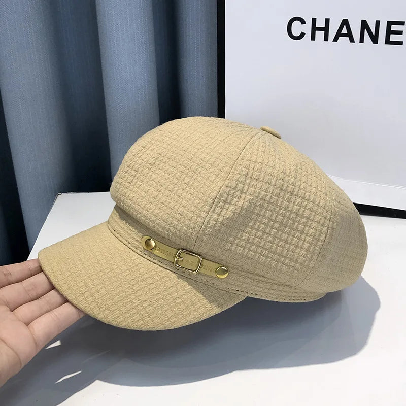 Women’s Octagonal Newsboy Beret FitiqueFit