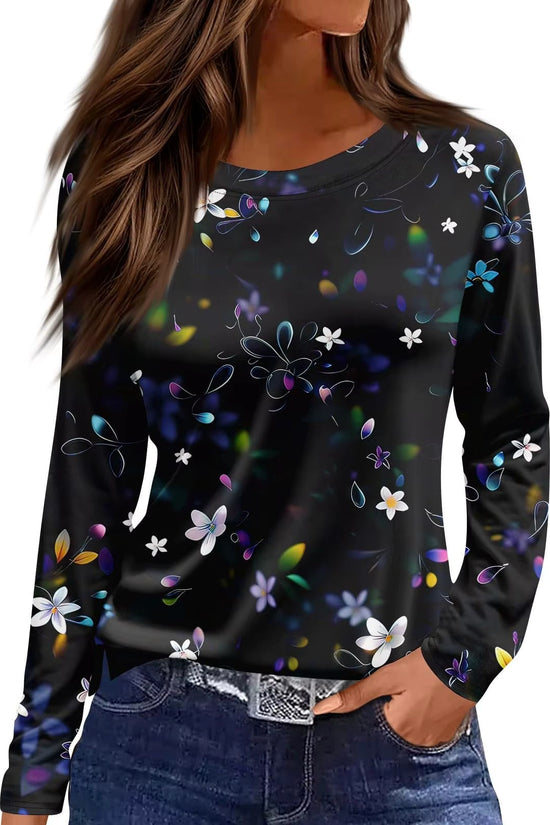 Vintage Floral Mesh Blouse – 9 Styles, S–XXL 