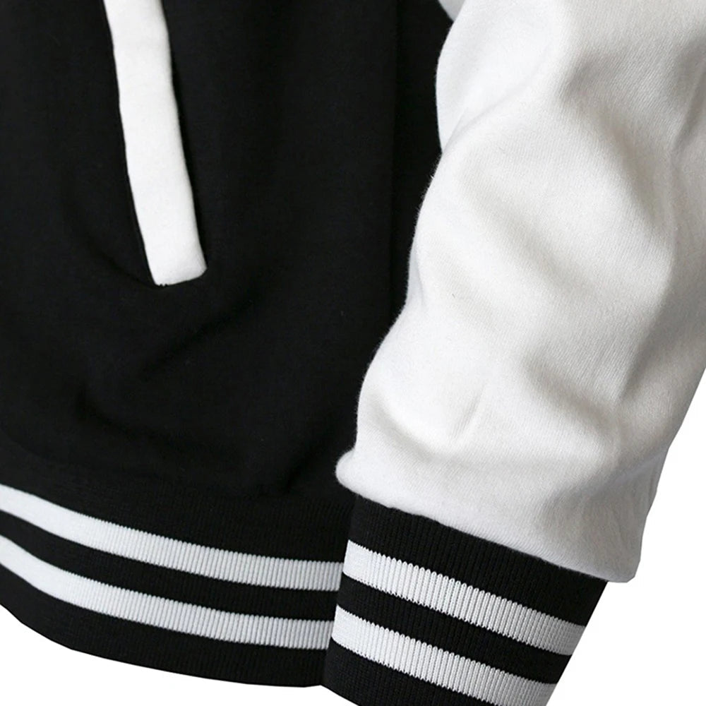Solid Color Baseball Uniform Female Korean Button Overcoat Hip Hop Oversize Clothing Casual Fashion Fleece Women Jackets 
