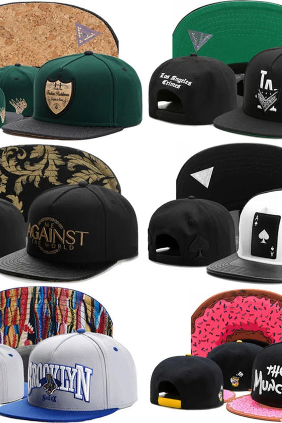 Skull Hand Snapback Hat – Flat Bill Adjustable Baseball Cap FitiqueFit