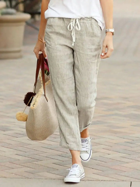 Cotton Y2K Wide Leg Pants – High Waist Streetwear Baggy Trousers FitiqueFit