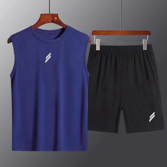 🏃‍♂️ Men's Summer Mesh Quick-Dry Fitness Set FitiqueFit