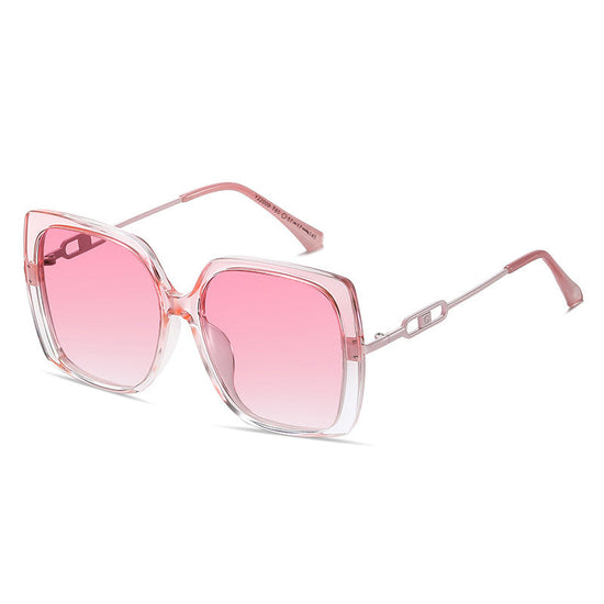 Large Metal Frame Polarized Sunglasses – Oversized Driving Shades CJ