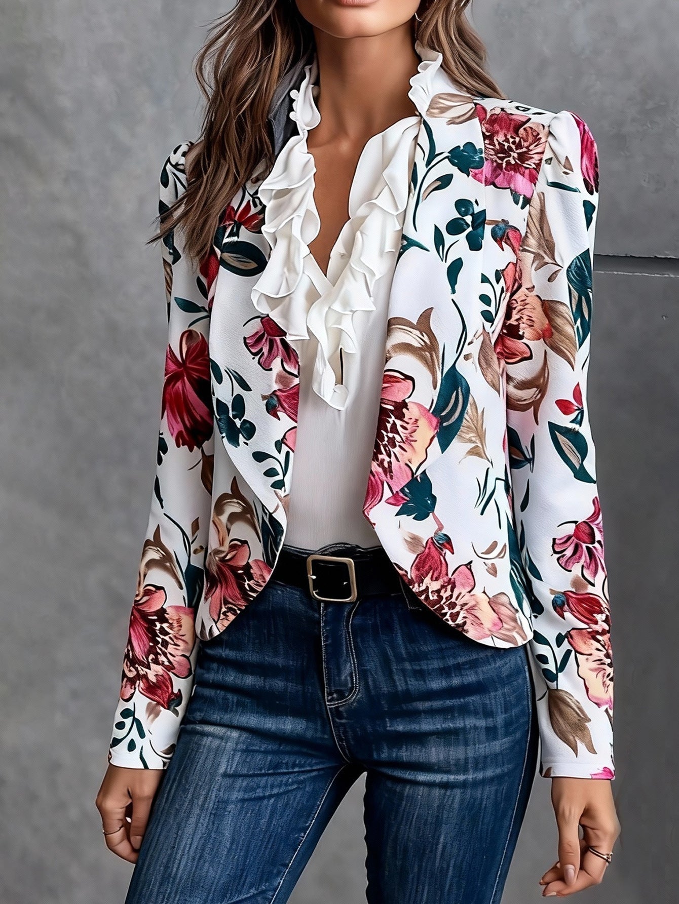Women's Commuter Fashion Casual All-Match Jacket Top 