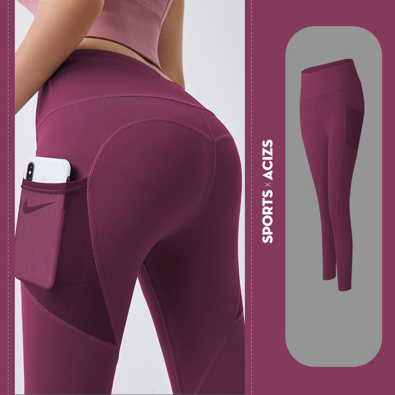 🧘‍♀️ Women's High-Waisted Yoga Leggings with Pockets FitiqueFit