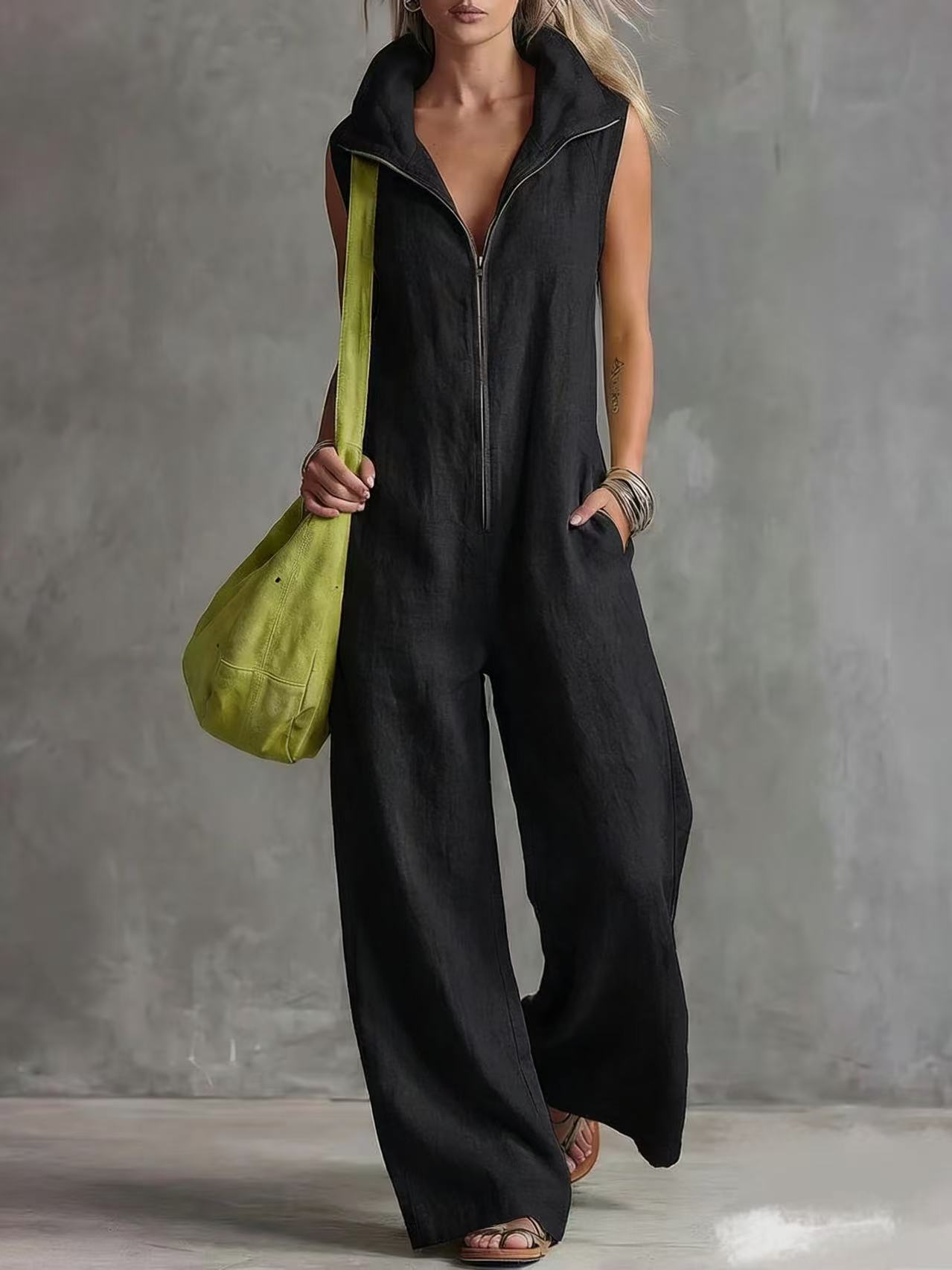 European And American-style Jumpsuit Loose-fitting 