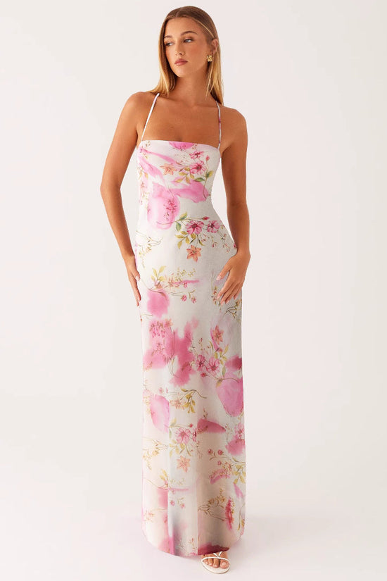 Womens Printed Sleeveless Strap Bodycon Dress 