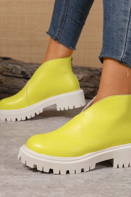 Arrival Women's Plus-size Chunky-heeled High-heeled Ankle Boots 