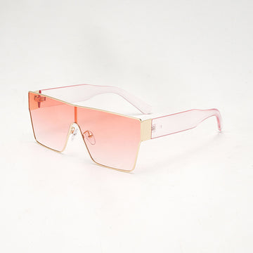 Metal Frame Pink Lens