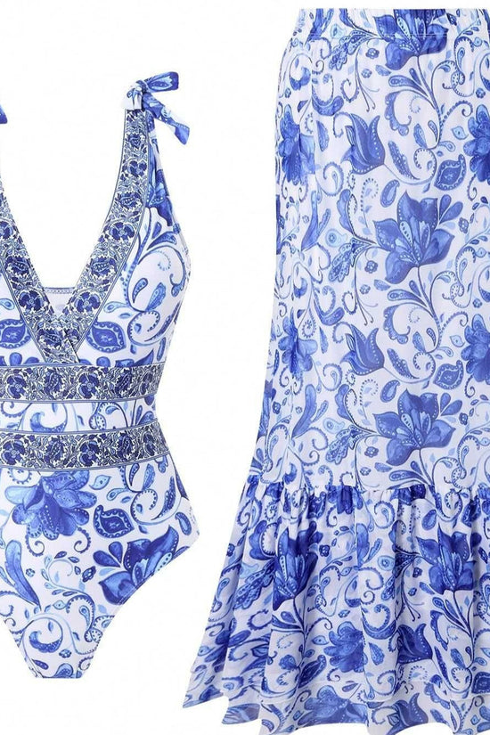Ethnic Style One-piece Swimsuit For Women Beach Suit CJ