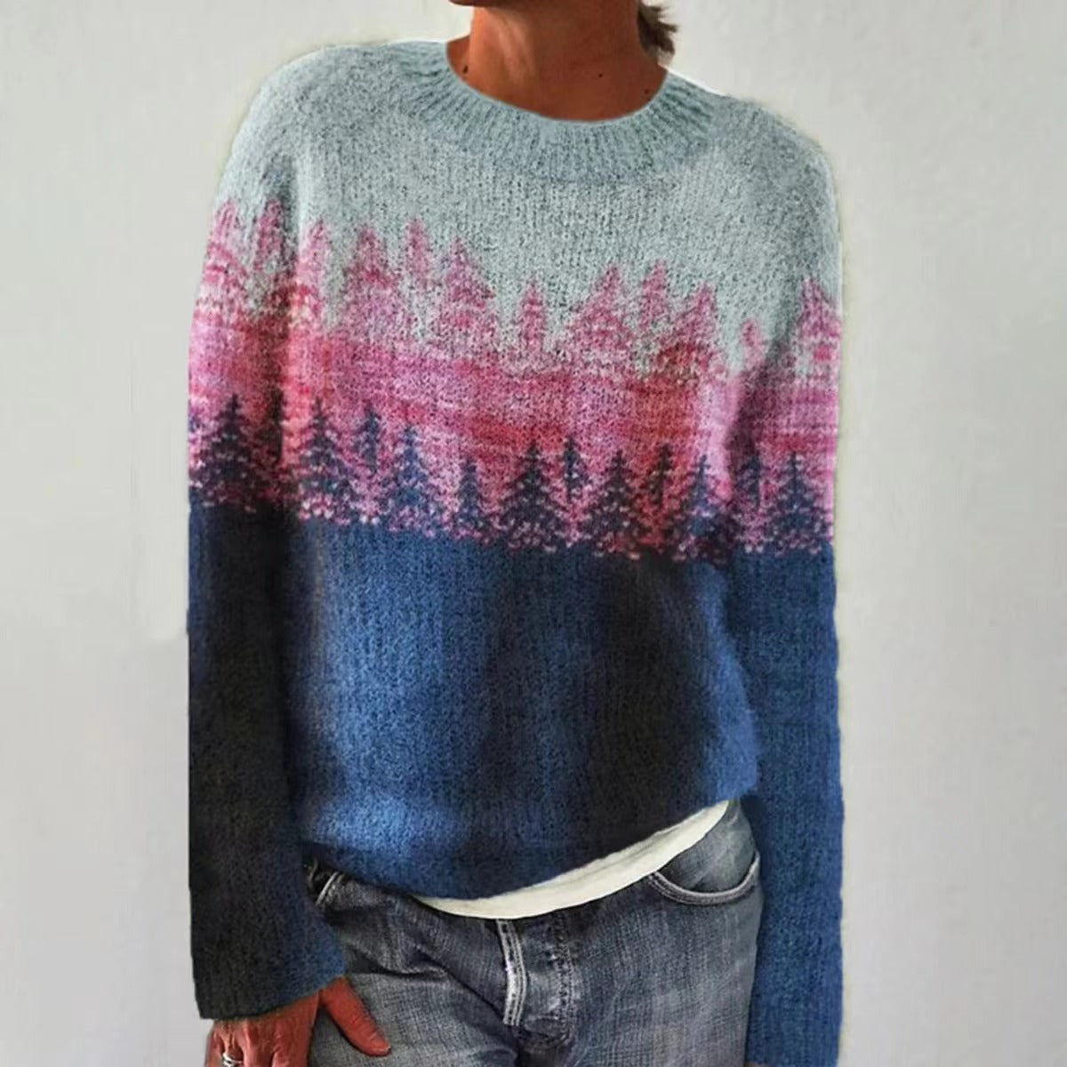 Women’s Fashionable Pullover Sweater Top | Cozy Everyday Knit 
