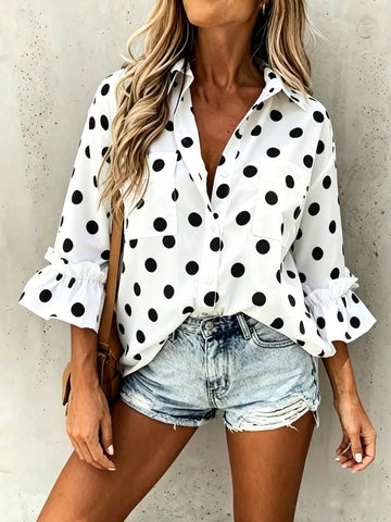 Black Polka Dots