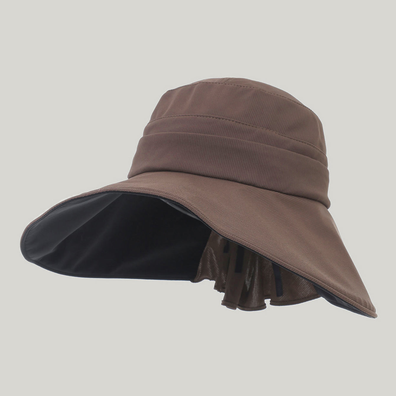 Cross-border Minimalist Light Board Vertical Stripe Wide-brimmed Sun Hat For Daily Outdoor Hiking And Climbing, Sun Protection Hat 