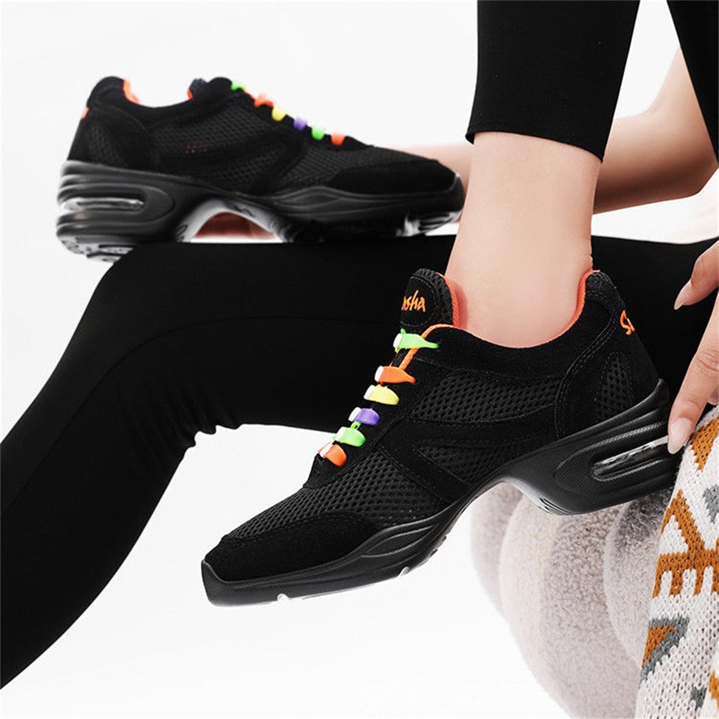 Women's Air Cushion Mesh Modern Dance Shoes CJ