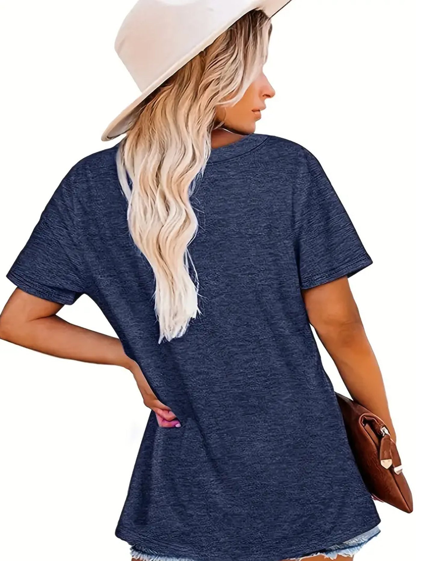 American Flag - Printed Round Neck Vest - Casual And Loose - Daily Wear - Women's Clothing CJ US