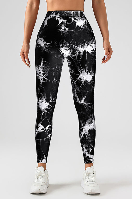 Tie-Dye Slimming Yoga Leggings – Butt Lifting Women's Yoga Pants FitiqueFit
