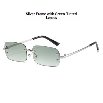 Silver Frame Gradient Green