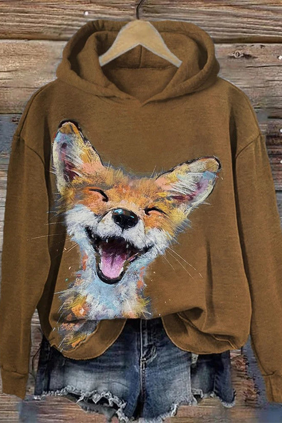 Womens 3D Digital Print Hoodie From Europe And The US 