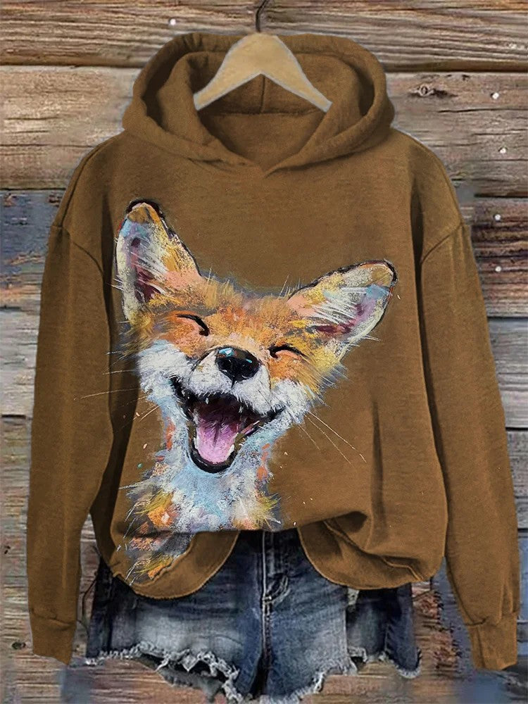 Womens 3D Digital Print Hoodie From Europe And The US 