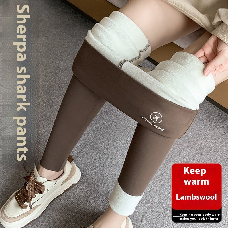 ❄️ Women's High-Waisted Winter Skinny Shark Pants FitiqueFit