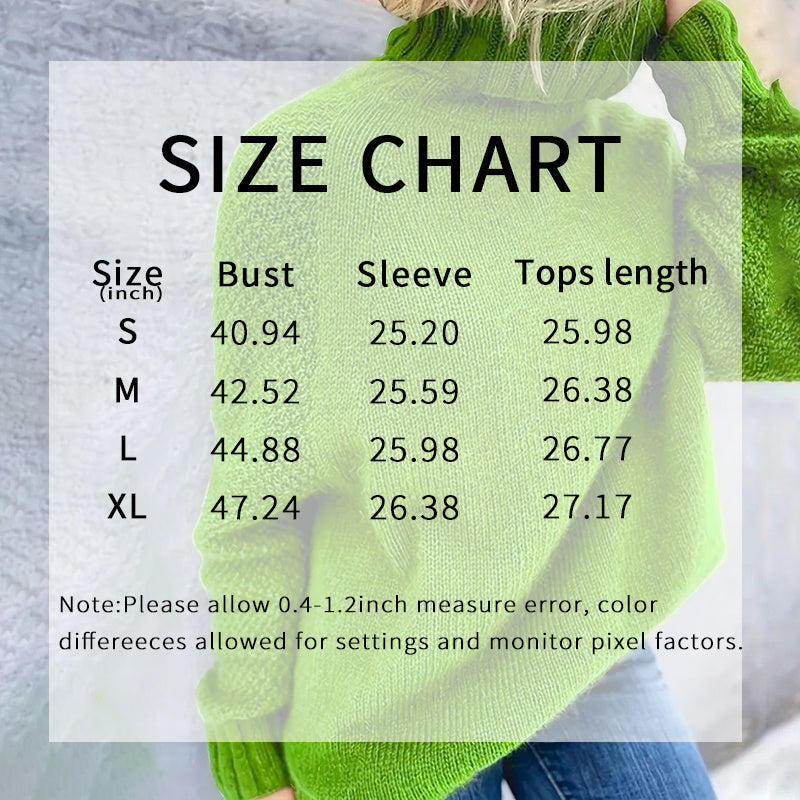 Women’s Mock Turtleneck Sweater – Loose Fit Knit Pullover, Long Sleeve Fall Fashion CJ US