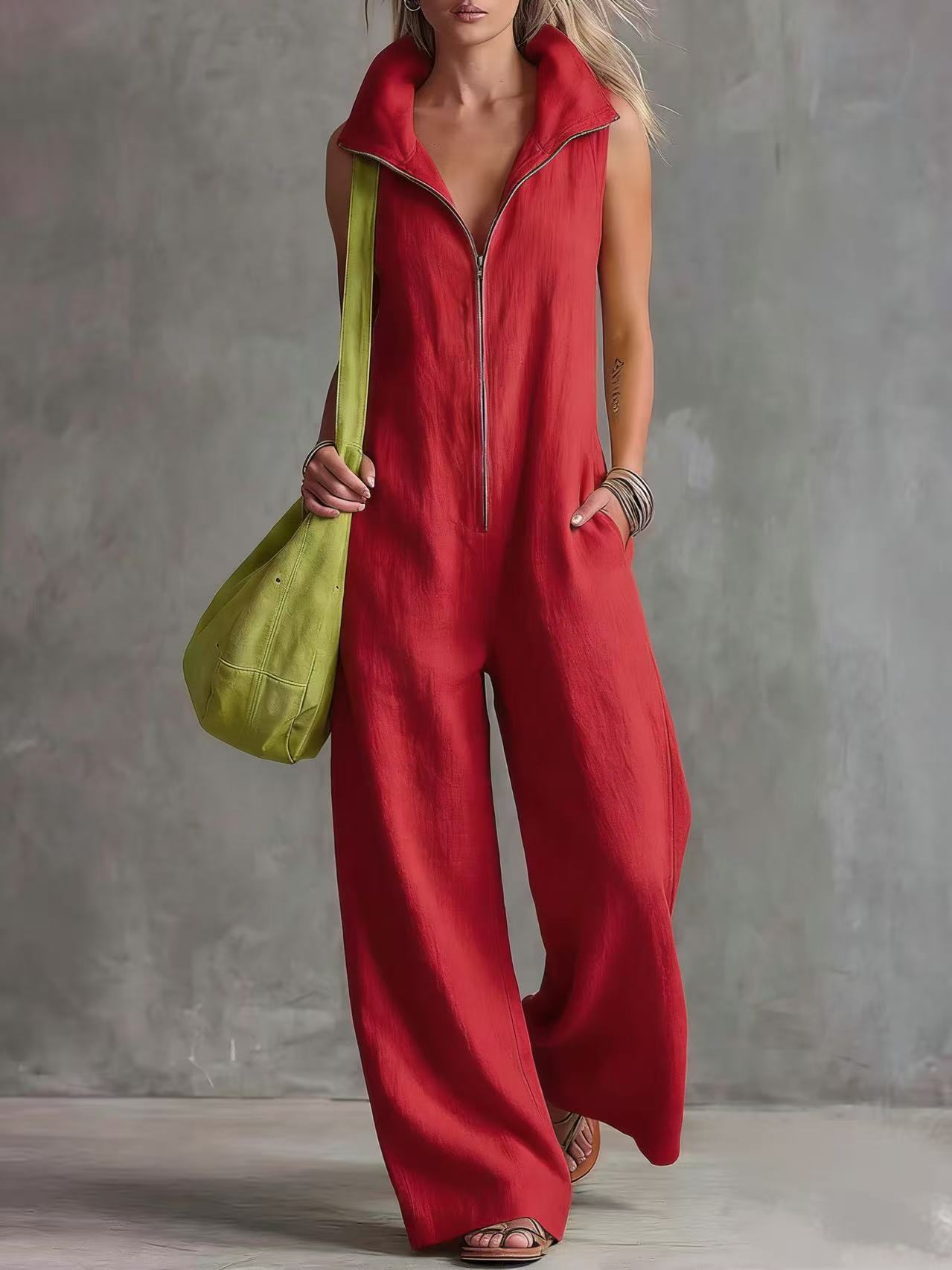 European And American-style Jumpsuit Loose-fitting 