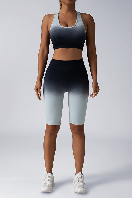 Seamless Women's Activewear Sets – 2-Piece Crop Top & High Waist Shorts/Leggings FitiqueFit