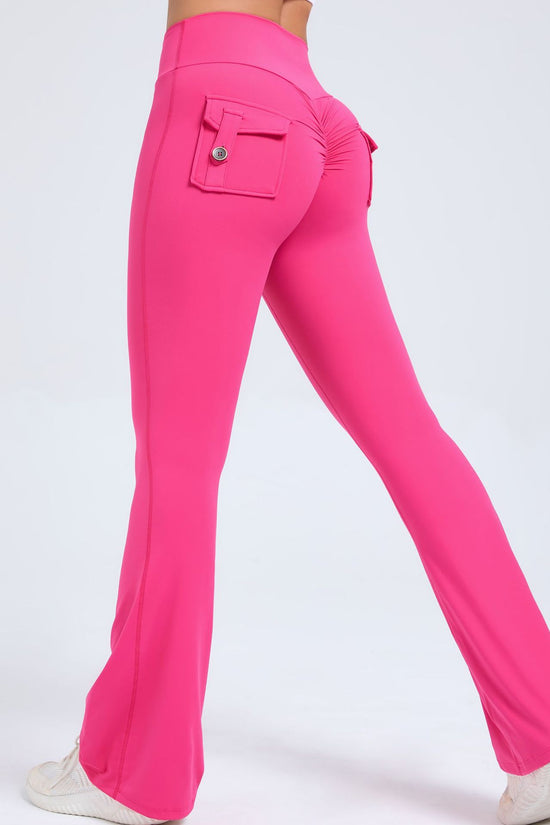 🖤 Women's High-Waisted Cargo Pocket Workout Leggings 