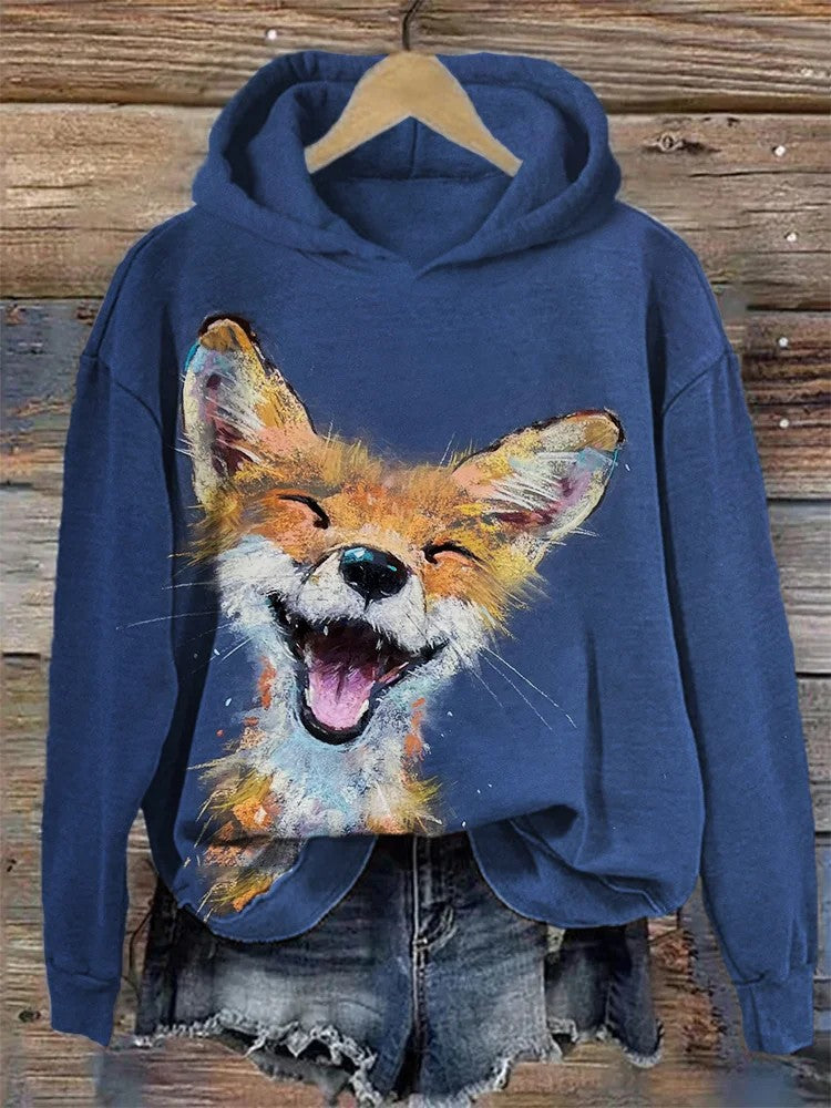 Womens 3D Digital Print Hoodie From Europe And The US 