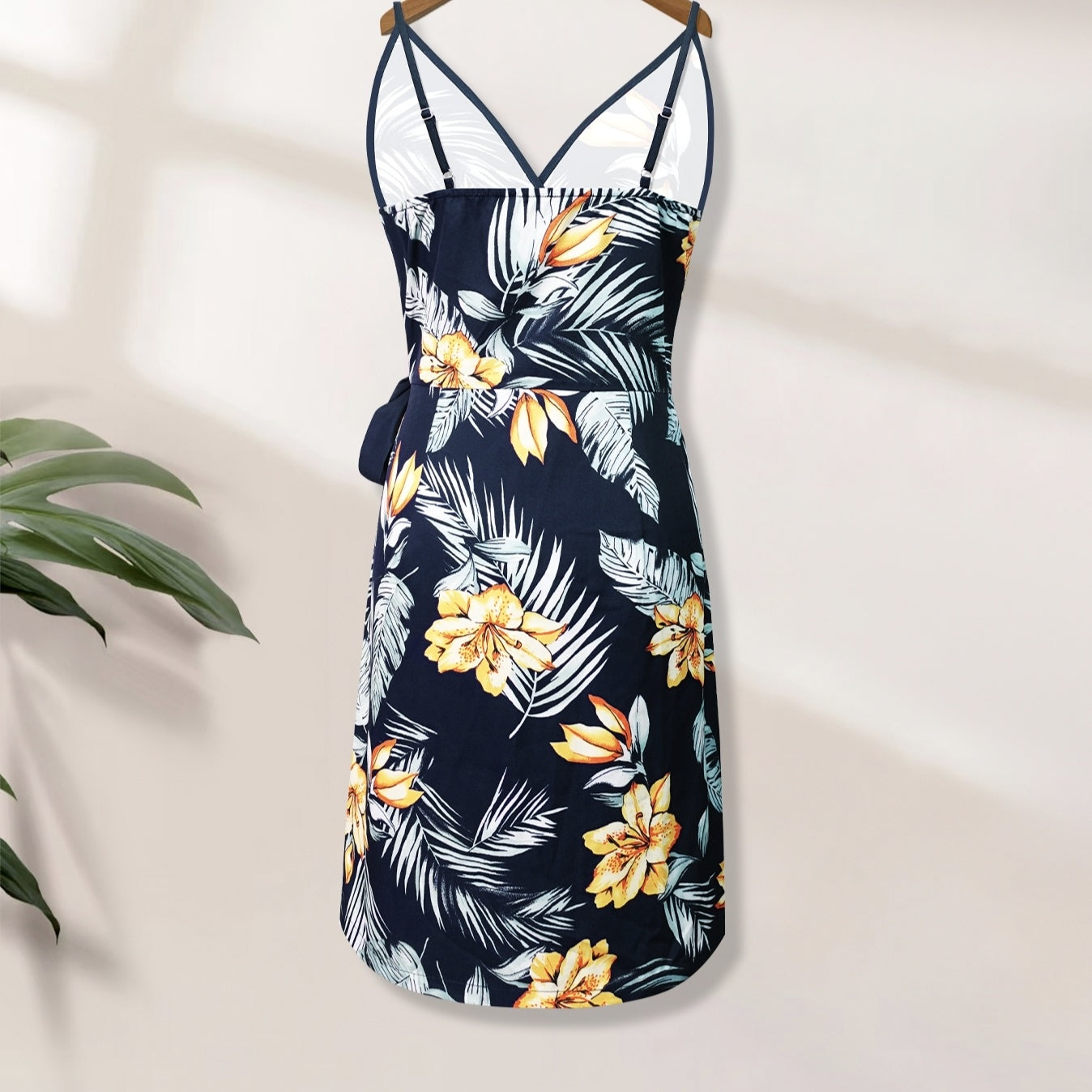 Ladies' Fashionable And Versatile Vacation Style Off Shoulder Lace Up Dress CJ