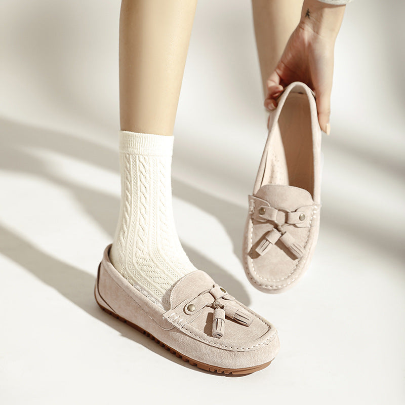 Soft Bottom Non-slip Slip-on Lofter Flat Bottom Pumps CJ