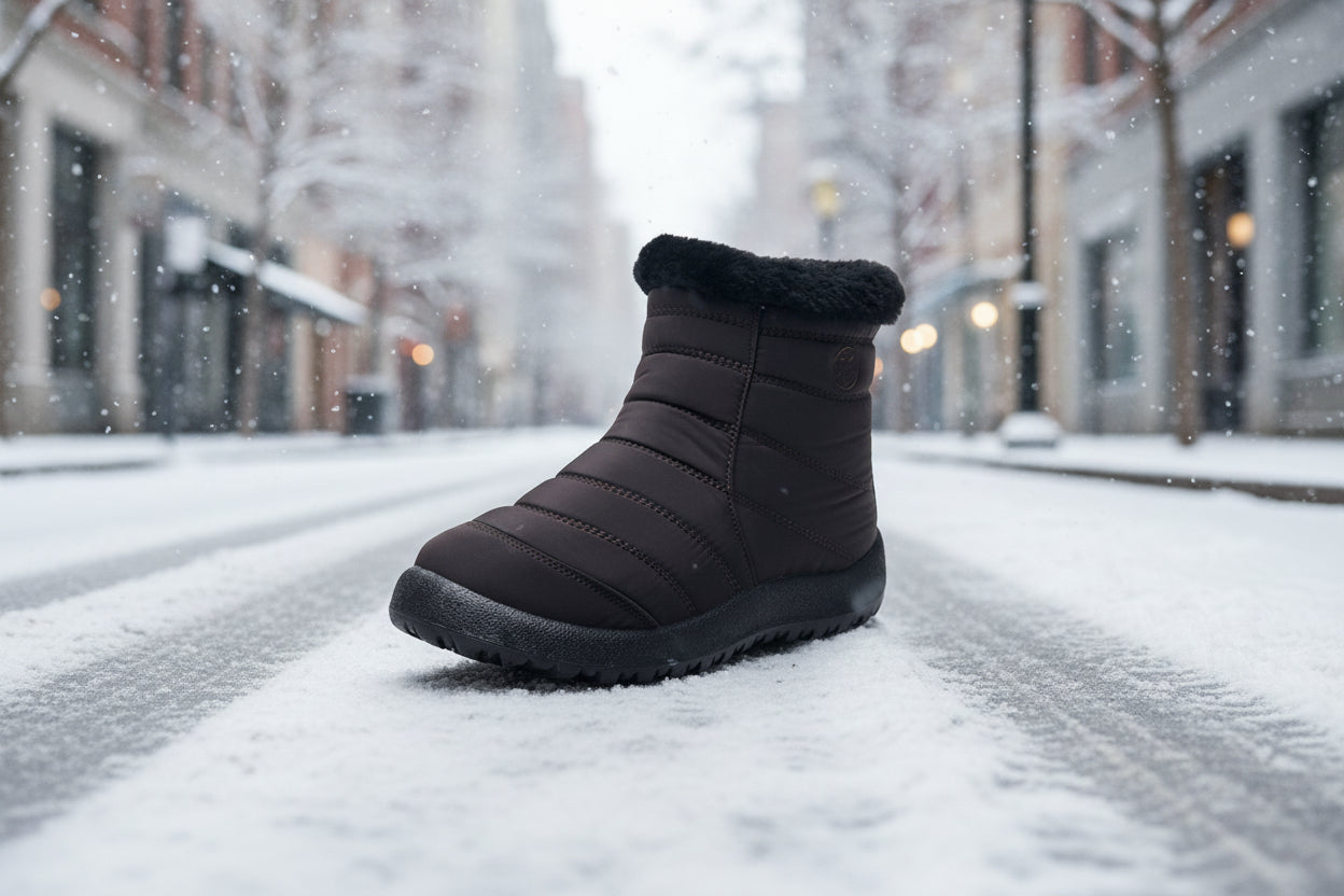 Women’s Thickened Cotton Snow Boots – Waterproof Warm Winter Boots - FitiqueFit